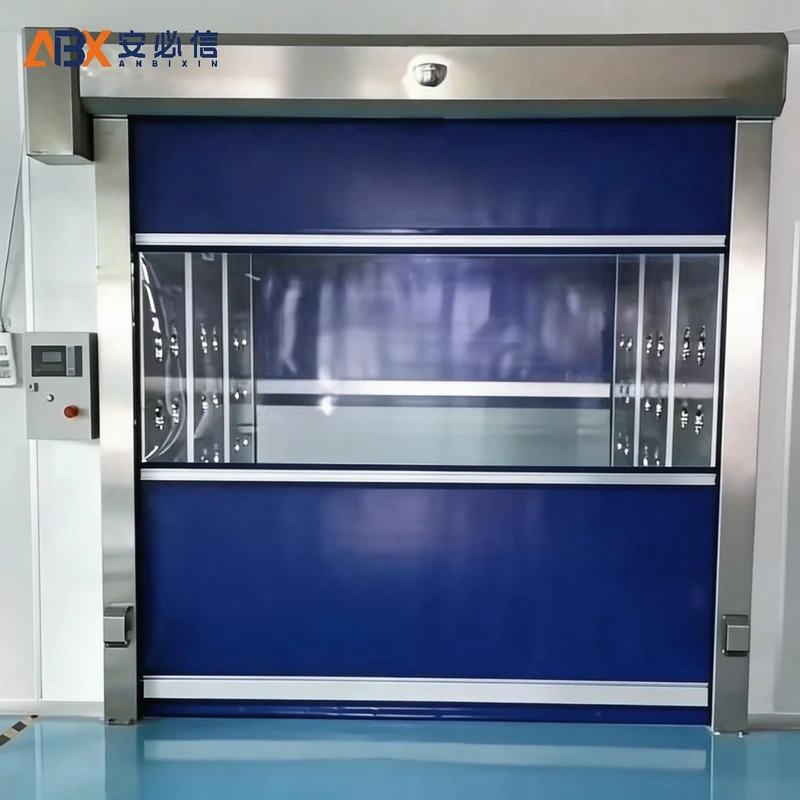 白银感应快速门